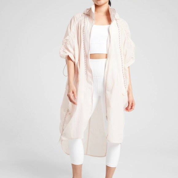 Athleta Jackets & Coats Ballet Pink Athleta Raincoat Parachute